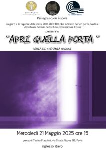 Evento: Apri quella porta" regia di stefania grossi. Mercoledì 21 maggio 2025